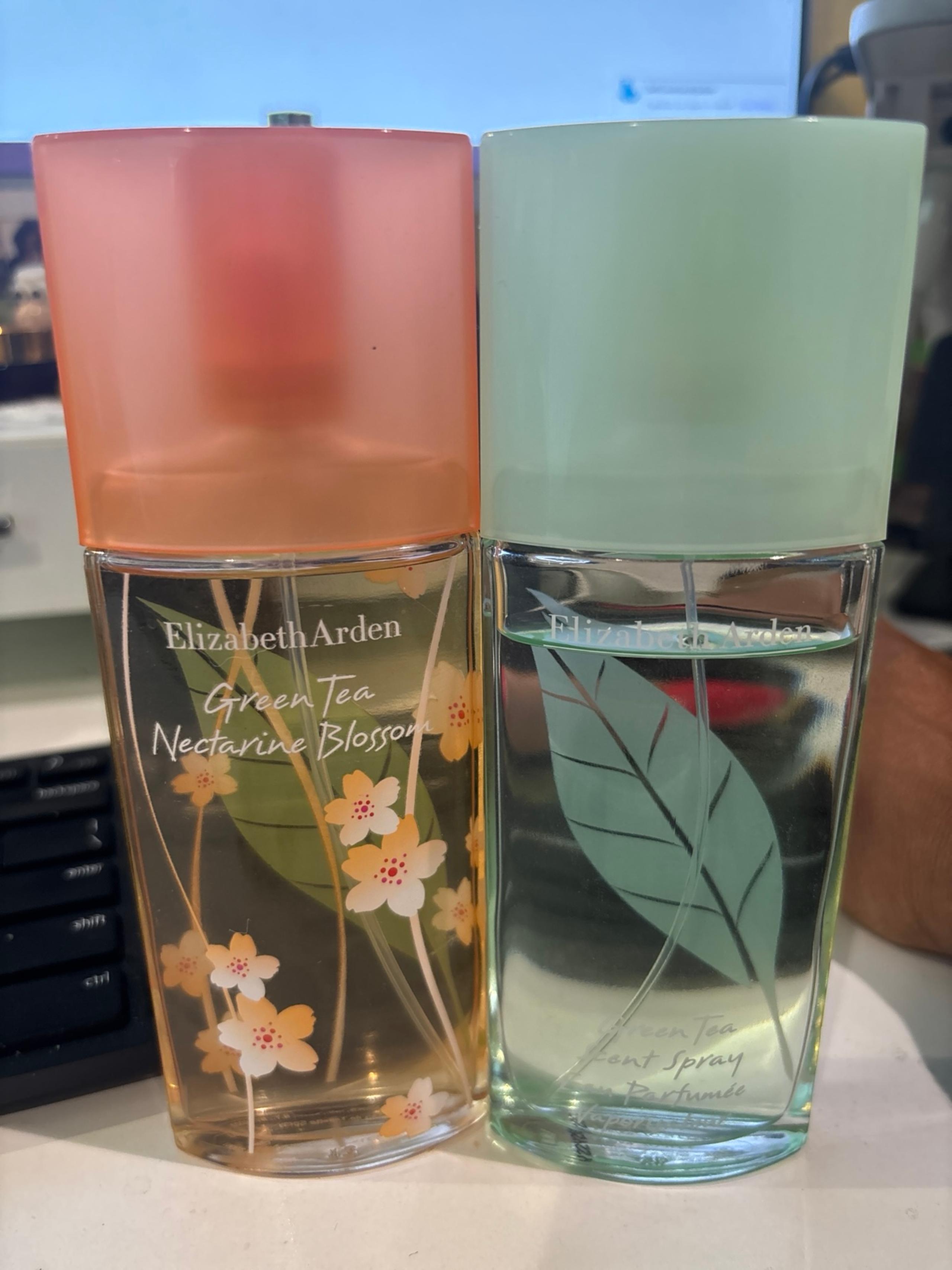 Elizabeth Arden, green tea and green tea nectarine blossom