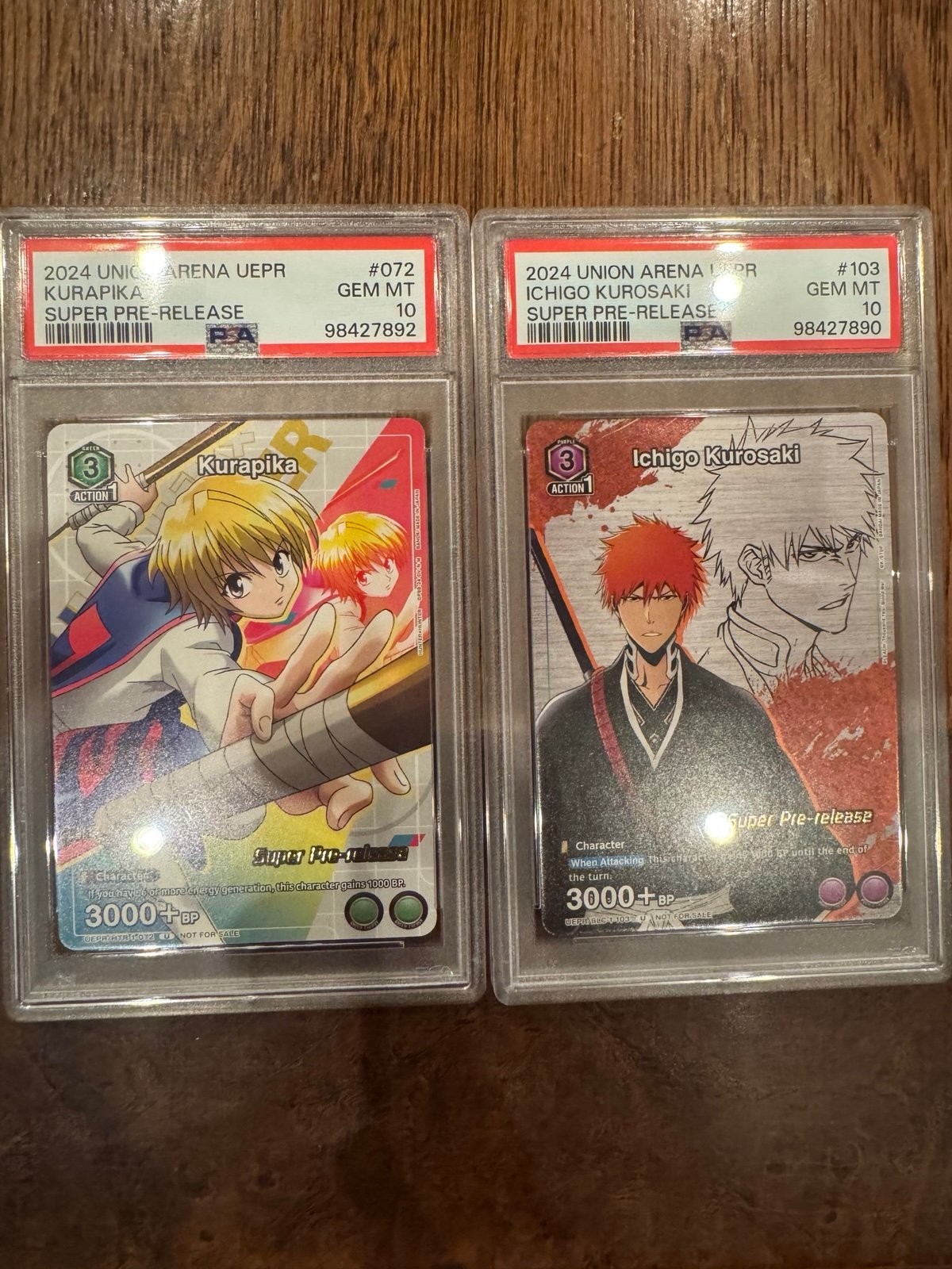 PSA10 Union Arena Super Pre Release cards