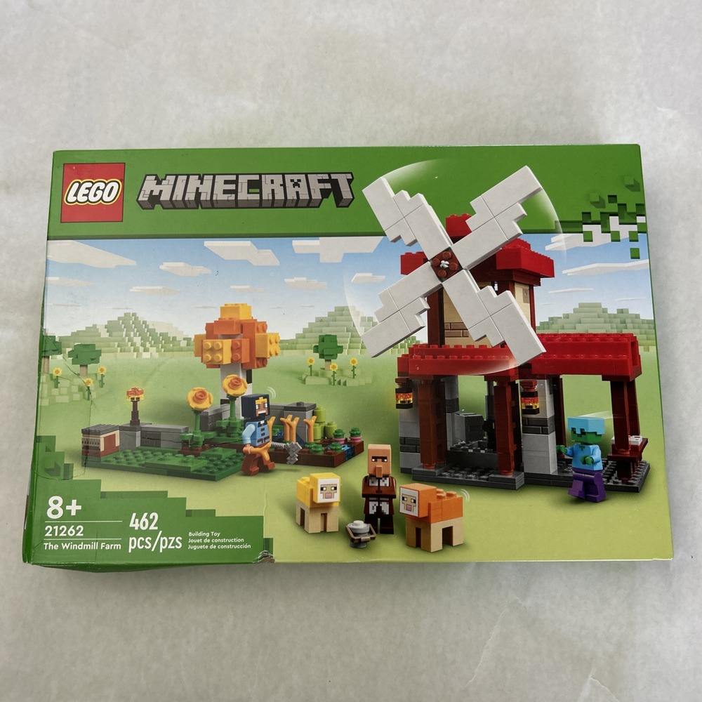 LEGO Minecraft: The Windmill Farm (21262) - New/Sealed - BOX DAMAGE- See photos