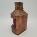 Vintage Tung Woo Copper Nautical Oil Ship PORT Red Glass Globe Hanging Lantern