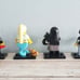 Lego Series 12 Video Game Guy, Spooky Girl, Genie Girl, and Rock Star figure