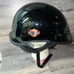 Harley Davidson Spoiler Half Helmet Gloss Black Large