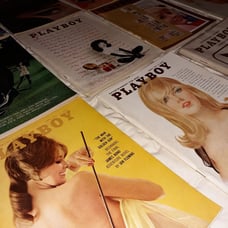 Eleven (11) Vintage Playboy magazines 1964