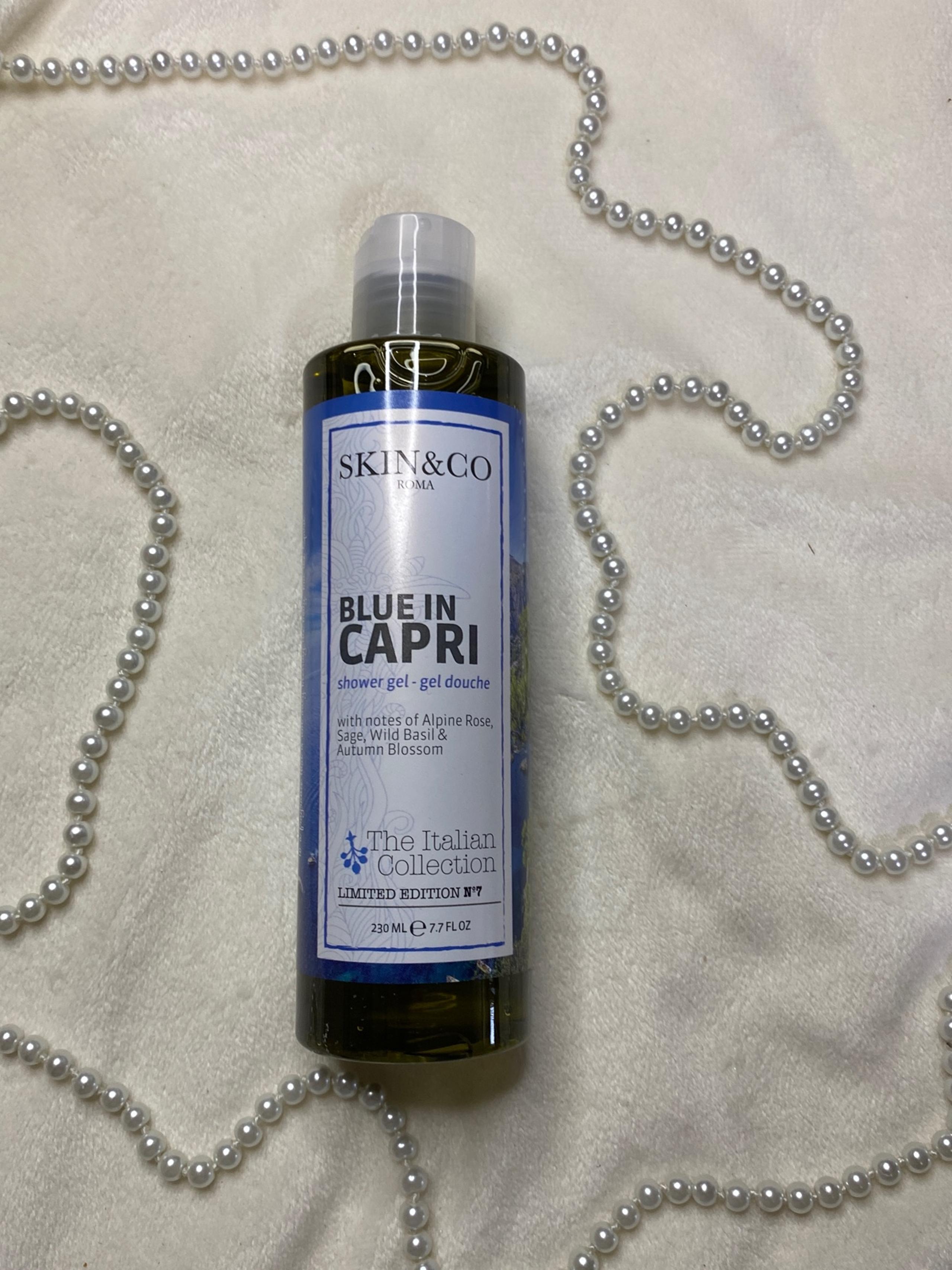 Skin & Co Roma Blue In Capri Shower Gel Limited Edition No7 7.7 oz Fabfitfun New