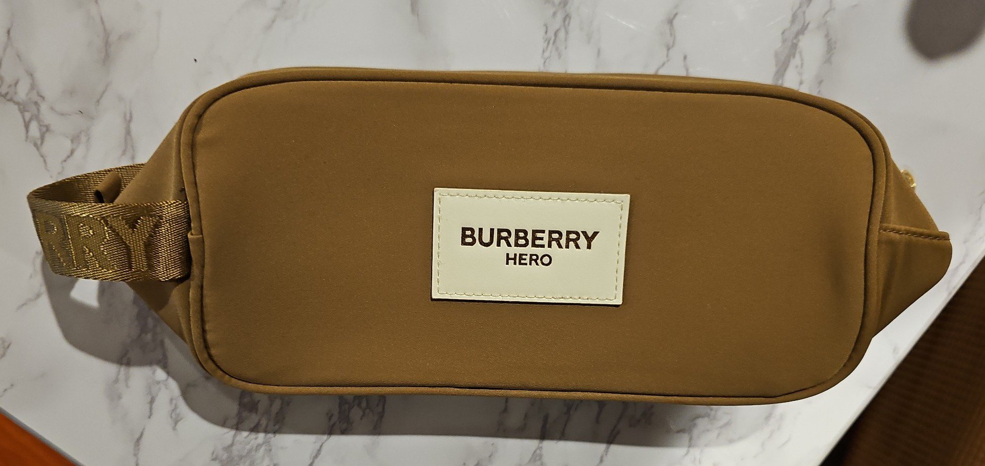 Burberry Hero Nylon Pouch with Mini Burberry Perfume