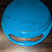 Le Creuset Blue Enameled Round Griddle Pan