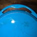 Le Creuset Blue Enameled Round Griddle Pan
