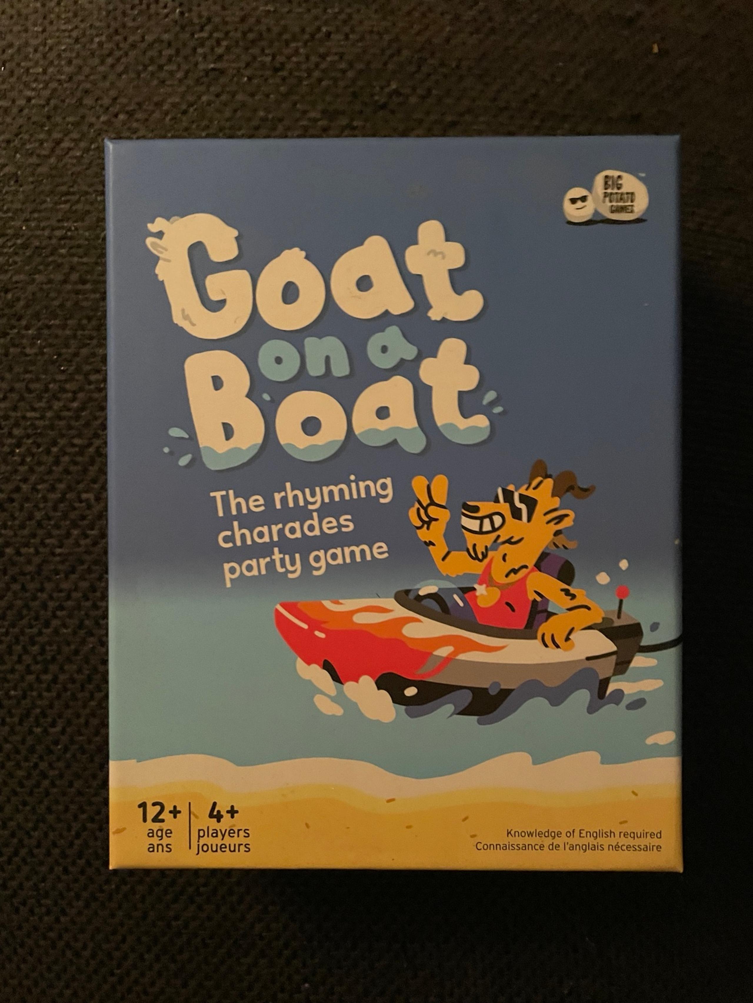 Charades game “Goat on a Boat”