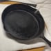 Vintage Cast Iron Lodge 9 H 11” Skillet #9 3 notch 2 pour spouts cookware frying