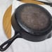 Vintage Cast Iron Lodge 9 H 11” Skillet #9 3 notch 2 pour spouts cookware frying