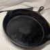 Vintage Cast Iron Lodge 9 H 11” Skillet #9 3 notch 2 pour spouts cookware frying
