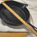 Vintage Cast Iron Lodge 9 H 11” Skillet #9 3 notch 2 pour spouts cookware frying