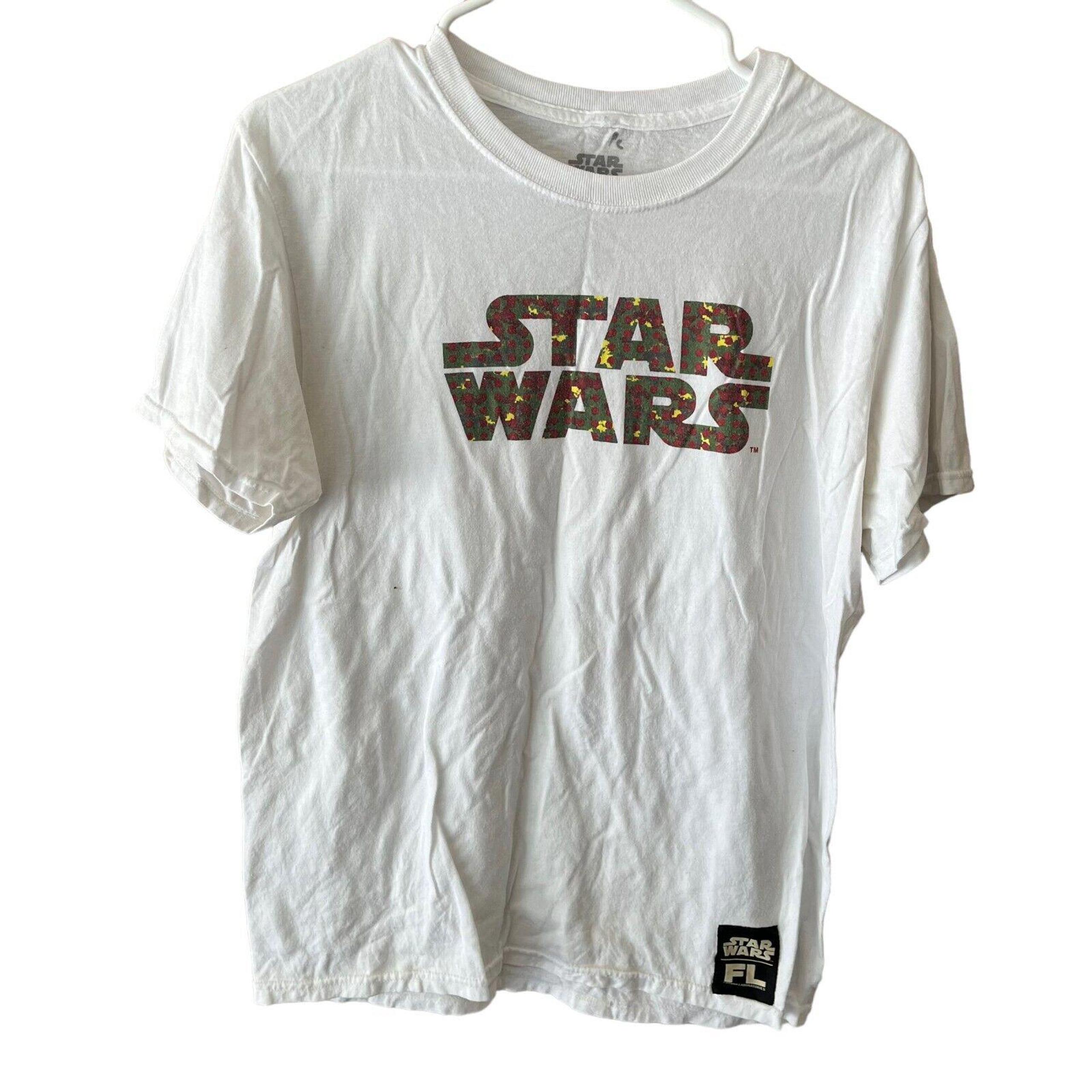 Funko Star Wars White Crew Neck T Shirt Mens M