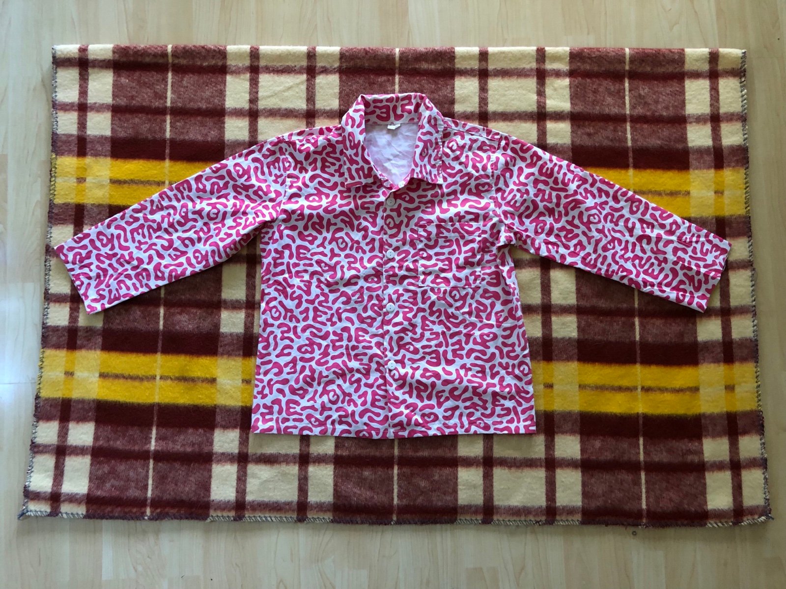 South Korea/ROK Military-Type School/Academy camouflage Uniform Blouse Pink