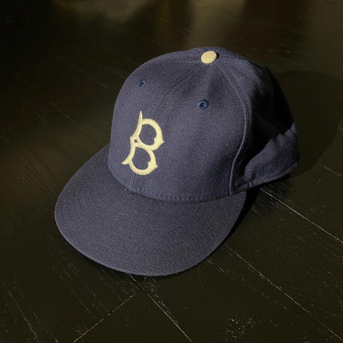 Vintage Blue New Era 59Fifty Brooklyn Hat