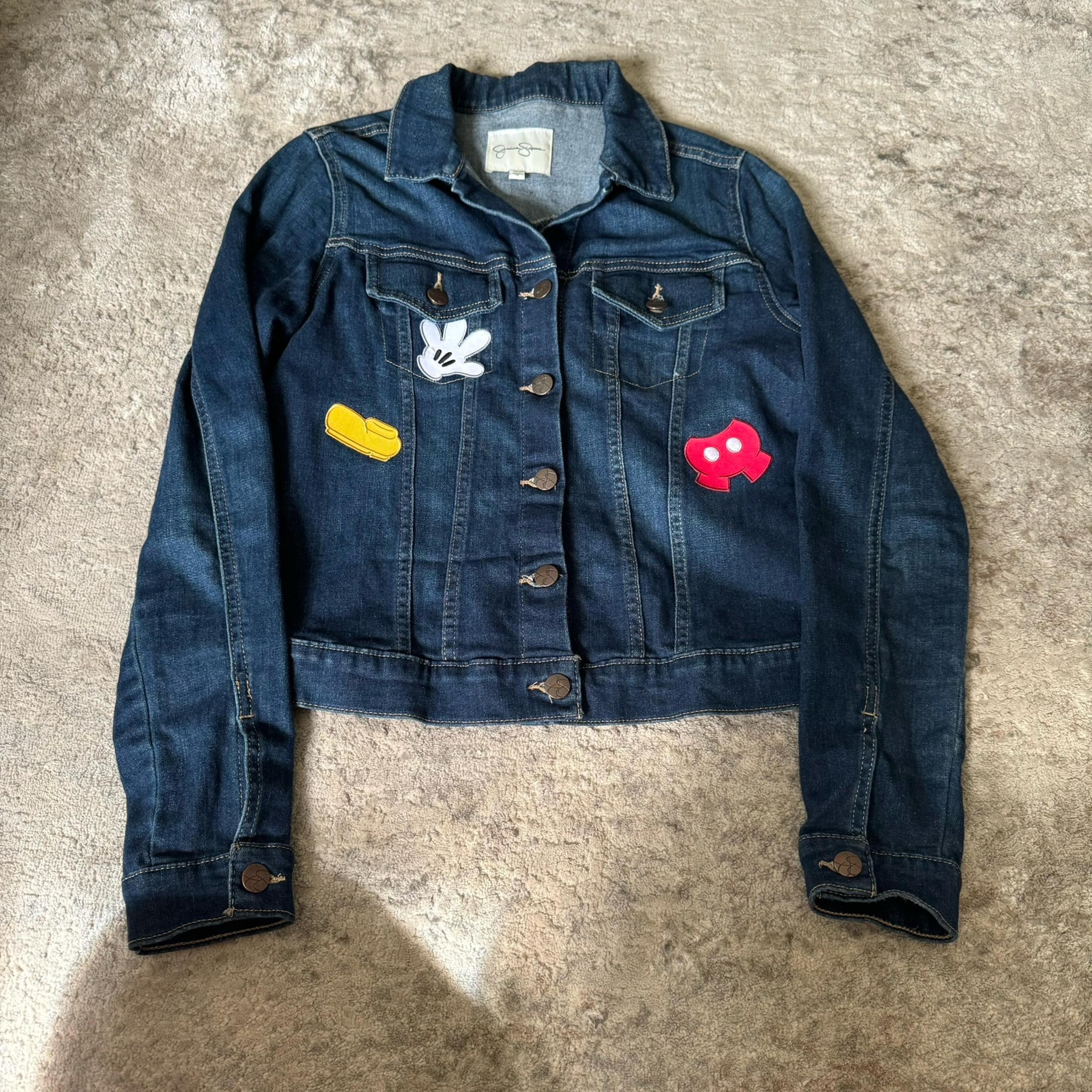 Jessica Simpson Jean Jacket with Disney Patches