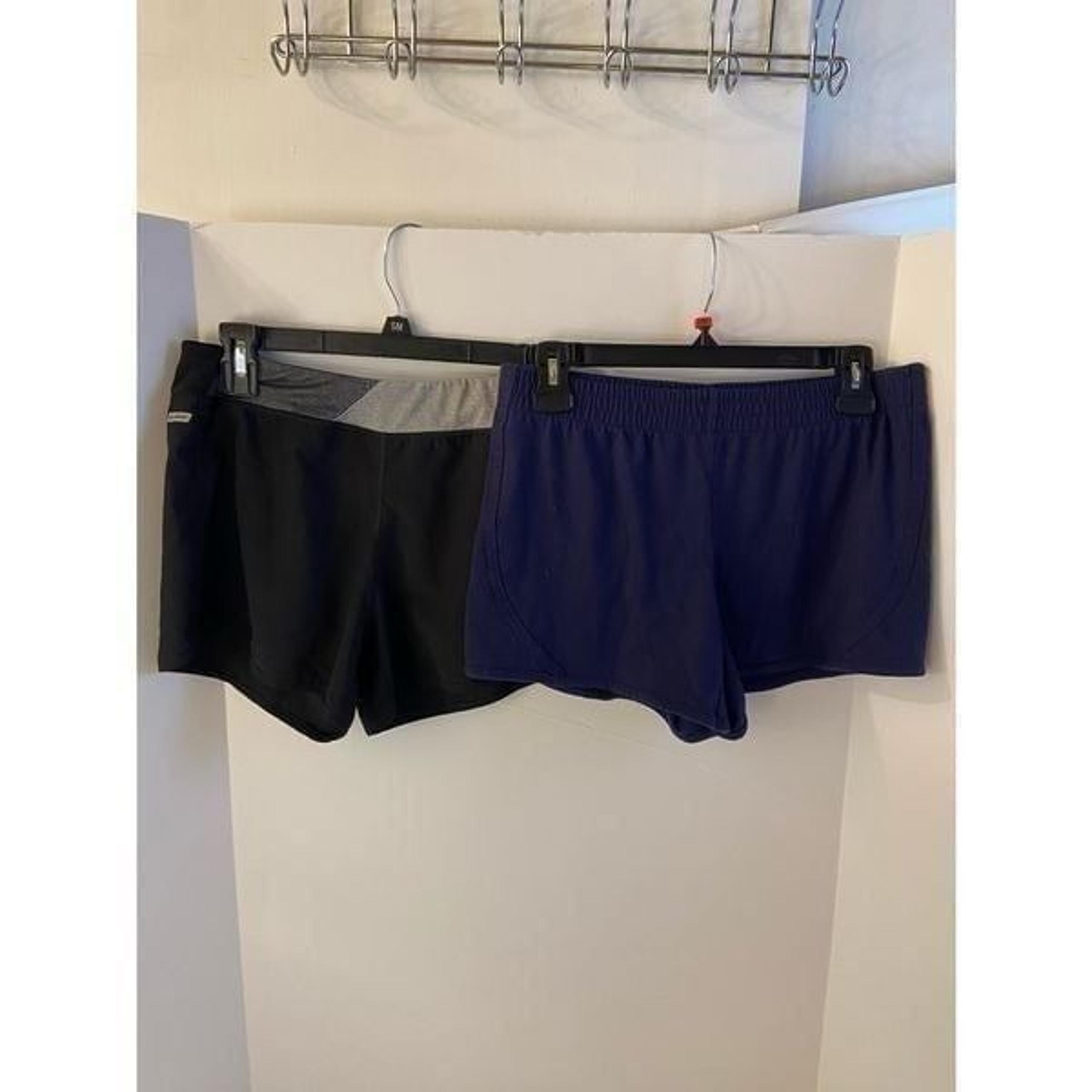 2 Danskin small gym shorts navy black lot