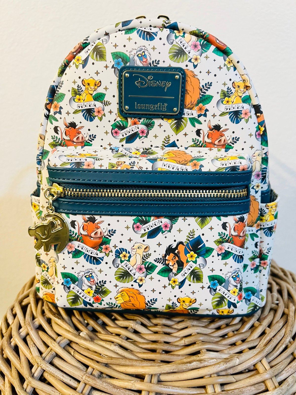 NWT Disney The Lion King Tattoo Loungefly Backpack
