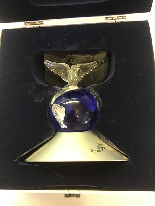 Swarovski Crystal Planet with Dove
