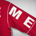 Supreme Spread Logo Hoodie Adult Large Red White Hooded Sweatshirt Pocket