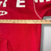 Supreme Spread Logo Hoodie Adult Large Red White Hooded Sweatshirt Pocket