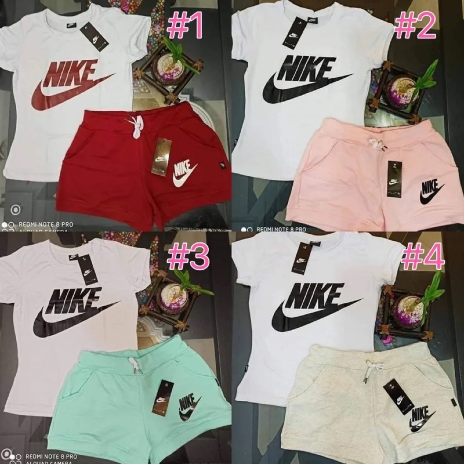 Woman 2 pc nike short set