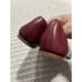 Madewell Frances Leather Loafers Pointed Toe Womens 7 Maroon Slip On Shoes AH770