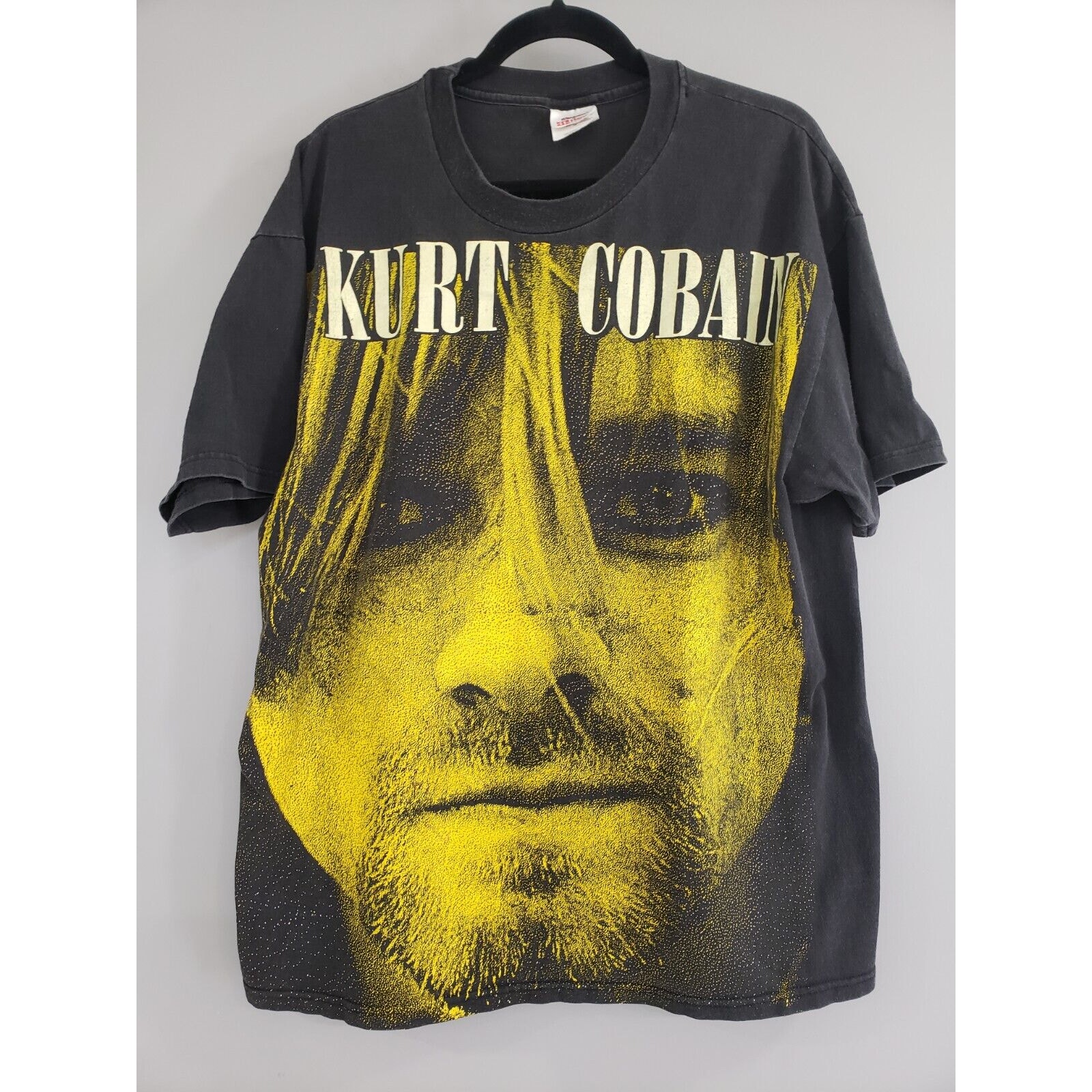 RARE FULL FACE DOUBLE SIDED Vintage Nirvana Shirt 90s Kurt Cobain music XL Adult