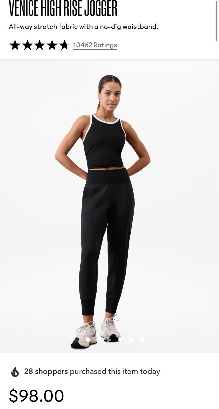 Athleta Venice jogger size medium