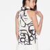 Armani Exchange sleeveless blouse halter