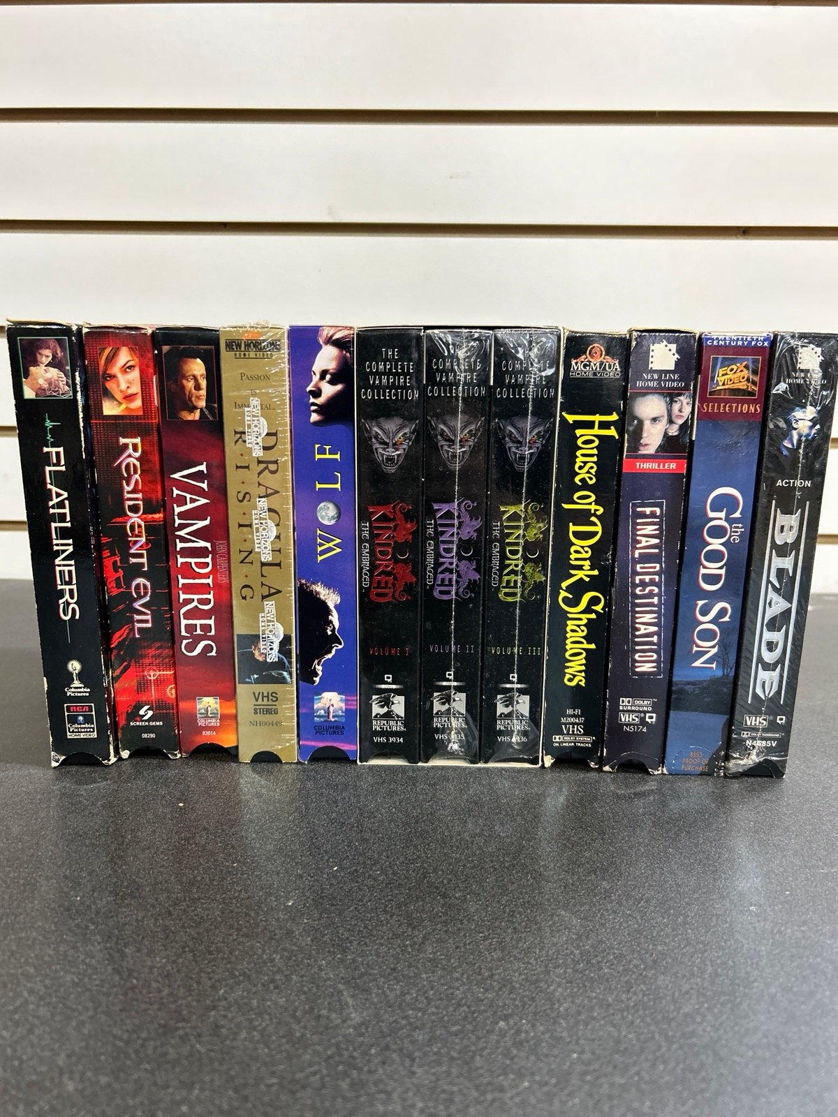 Vintage VHS lot - Horror, Thrillers, Monsters