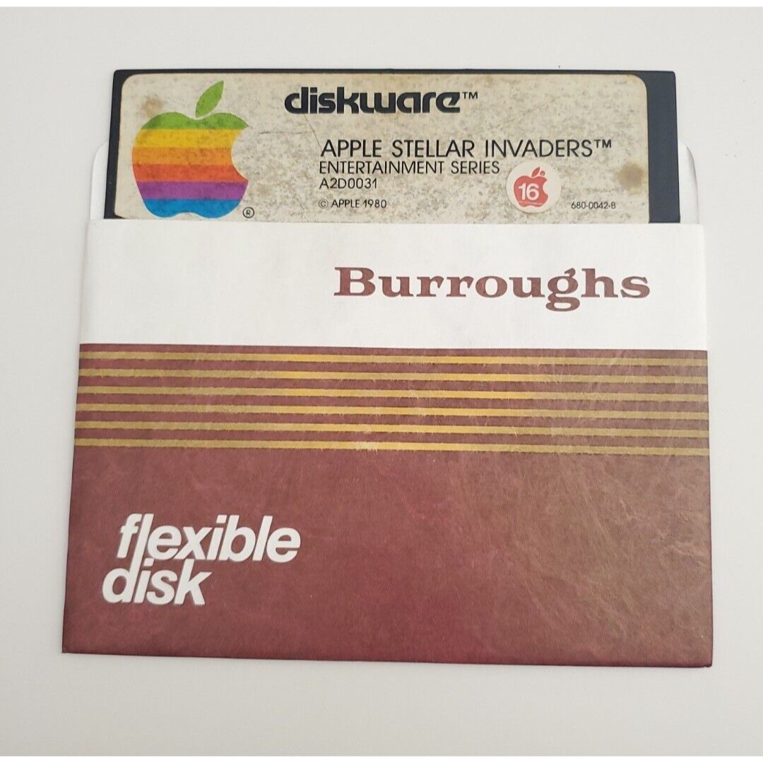 Apple Stellar Invaders by Apple for Apple II+,IIe,IIc,IIgs 1980 5.25 DISK