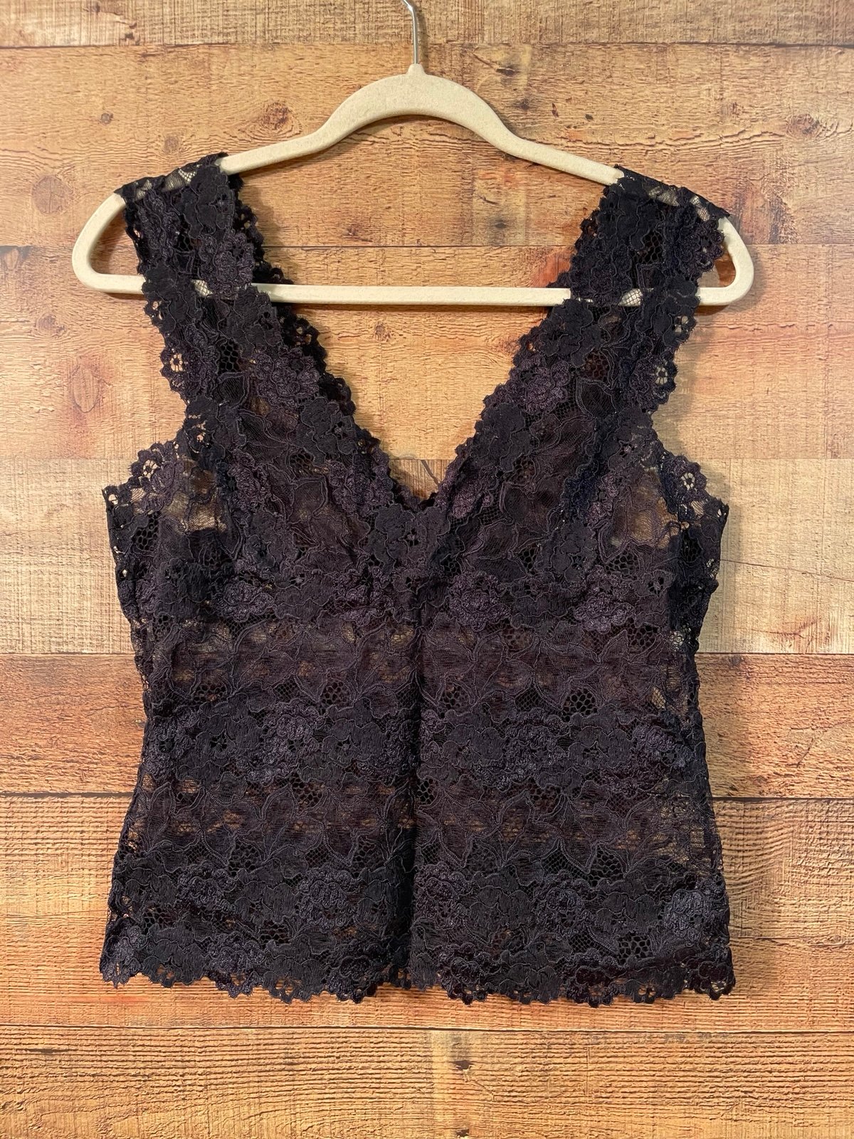 Natori full lace floral tank