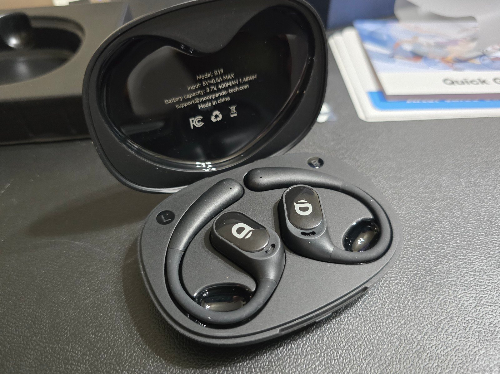 Wow DEMICEA B19 Wireless Open Ear Air Conduction Headphones Noise-Cancelling