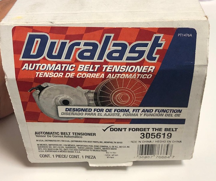 Duralast Belt Tensioner 305619
