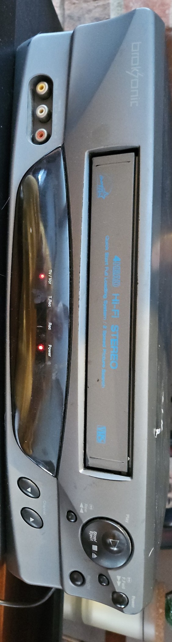 broksonic vcr model vafa-6741gst