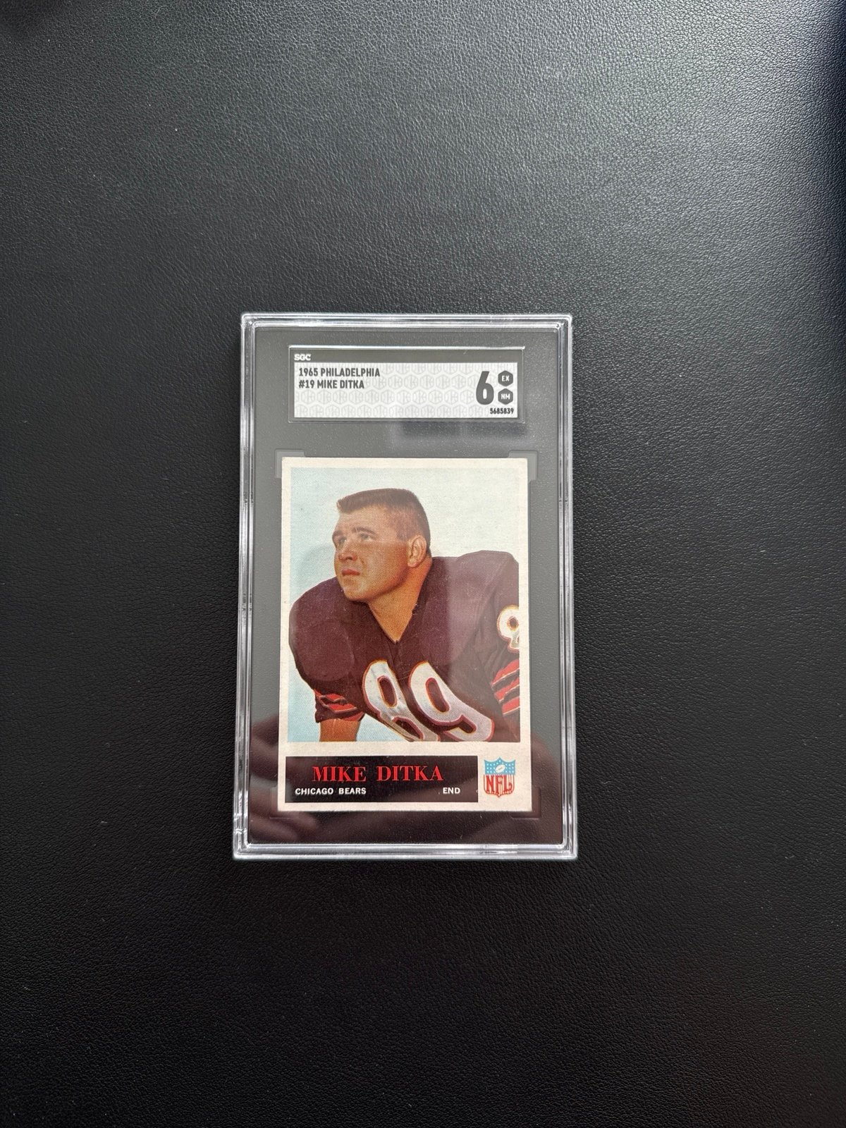 Mike Ditka 1965 SGC 6