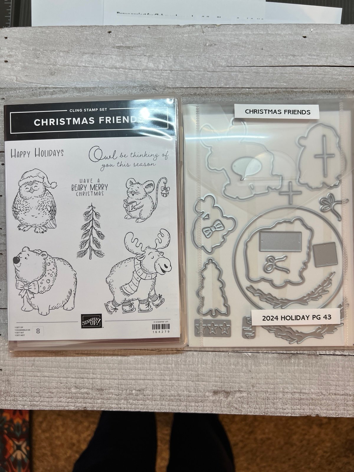 Christmas friends bundle Stampin Up