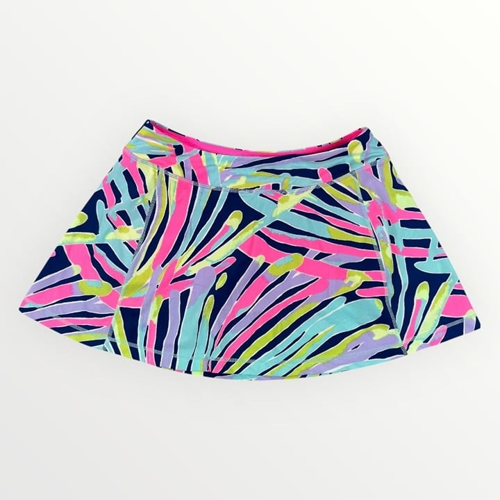 LILLY PULITZER Luxletic Womens Colorful Skort Athletic Golf Tennis Pickleball L