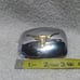 Silver Chrome Shiny Buckle Gold Texas Longhorns Center Excellent Condition USA