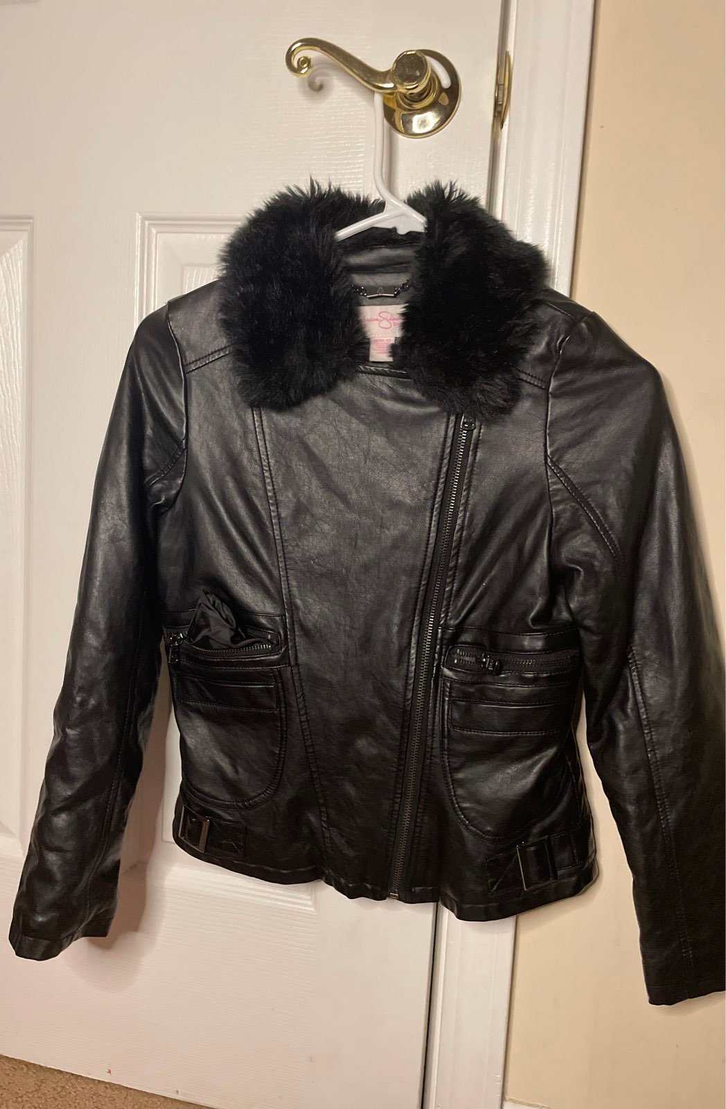 Faux Leather Jacket