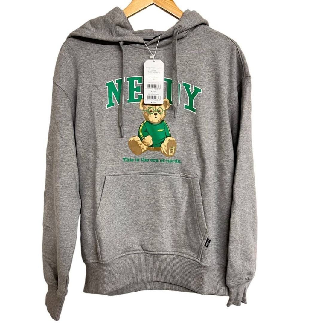 [ NERDY ]★23SS★CLEVER NEDDY PULLOVER HOODIE New Nerdy Clever Neddy Pull Over Hoodie Sweater
