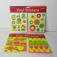 Bright Groovy Hippy 1960s Style Smiley Stickers 2 Packs 8 Total Sheets