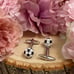 Round 3D Black and White Soccer Ball Cufflinks