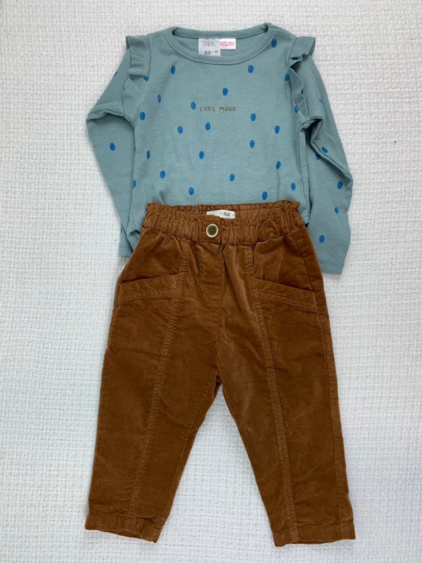 Zara Baby girls outfit 18-24 months