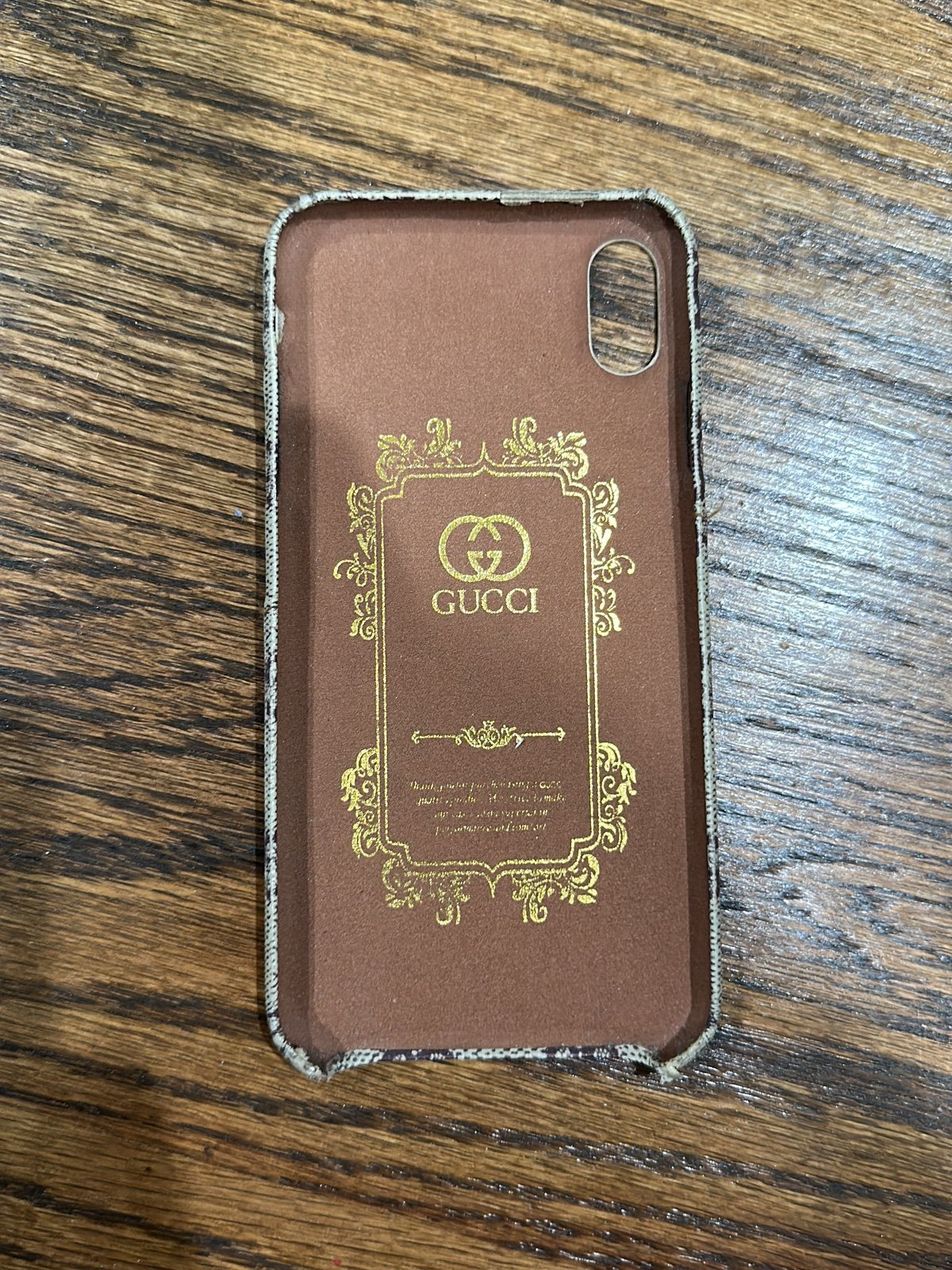 iPhone XS MAX Gucci case