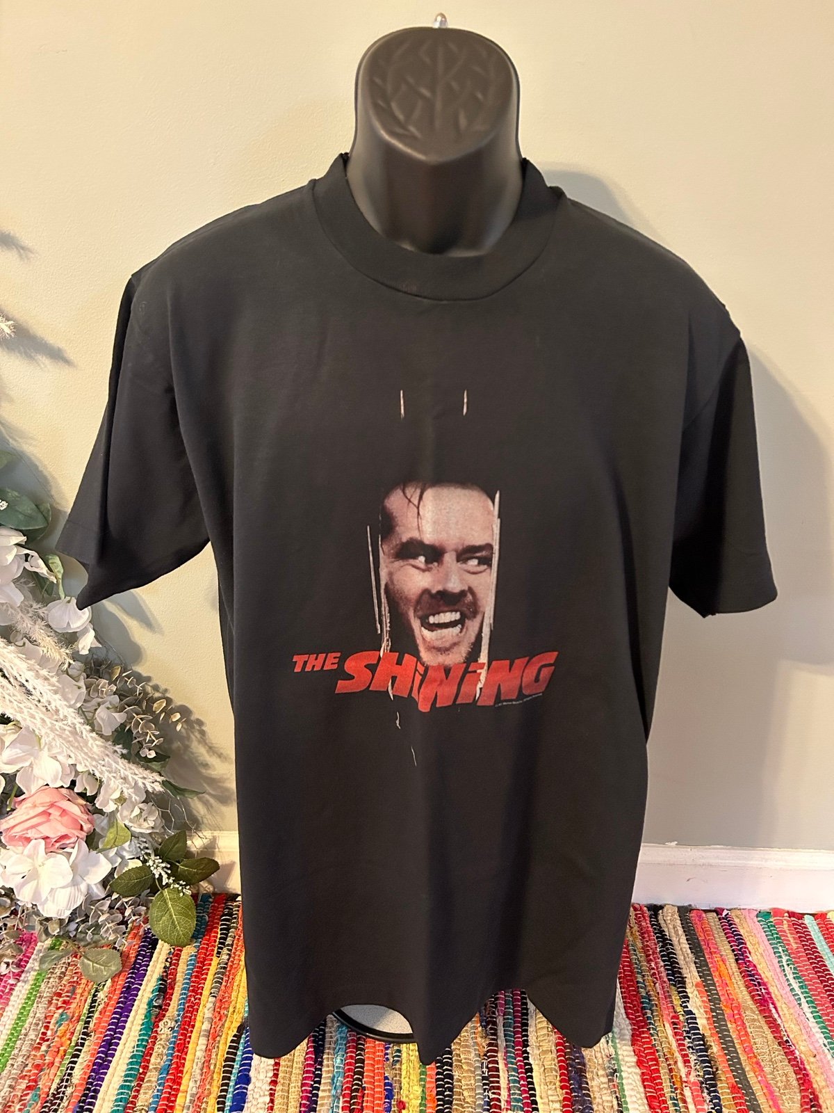 1991 The Shining Shirt Stanley Kubrick Screen Stars 90s Horror Movie Vintage XL