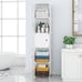Cube Storage Organizer 5-Cube (11.8 x11.8 ) Narrow Cabinet Closet Storage Shelf