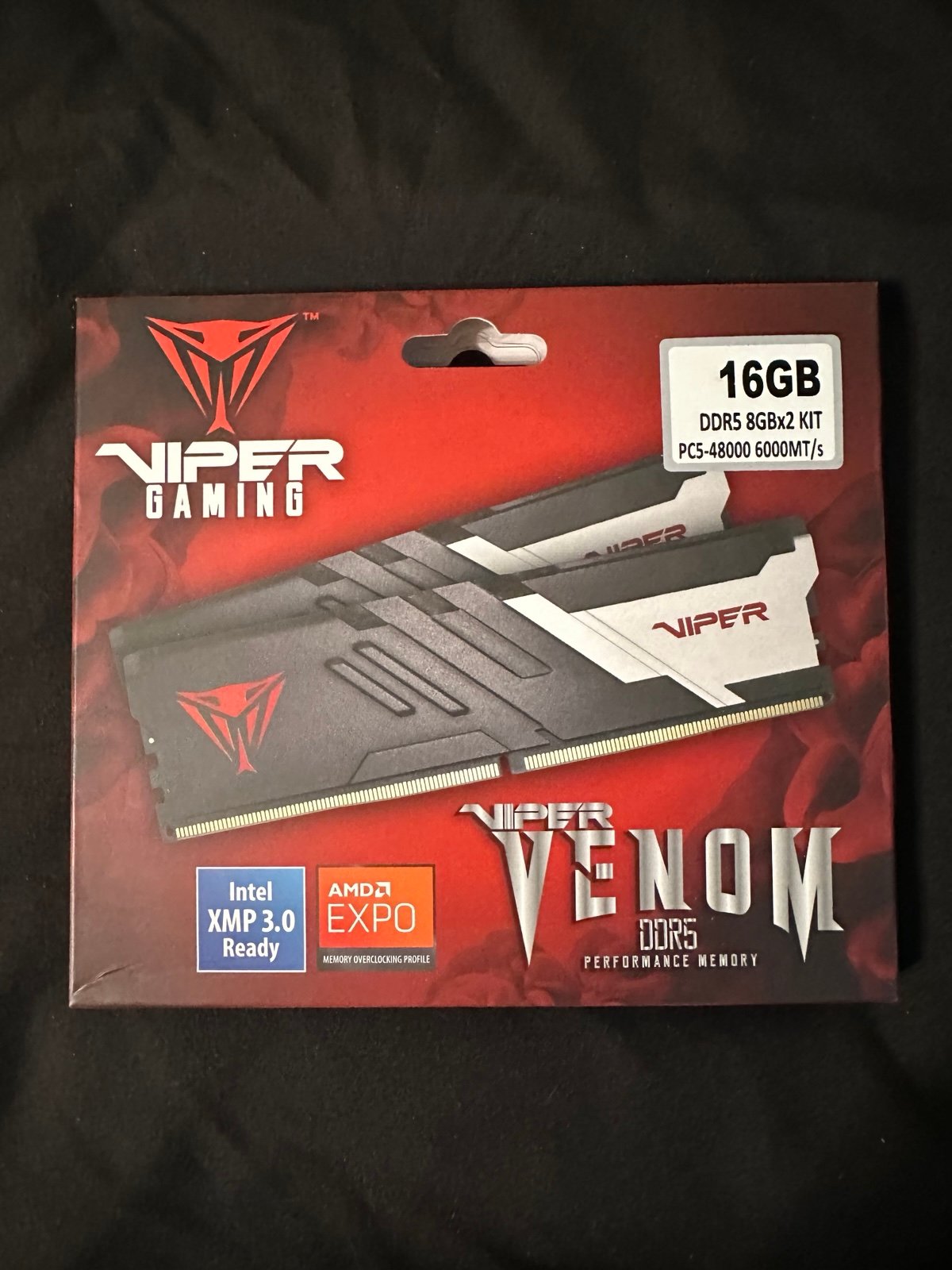 NEW Patriot Viper Venom DDR5 16GB (2x8GB) 6000mt/s CL36 NEVER USED