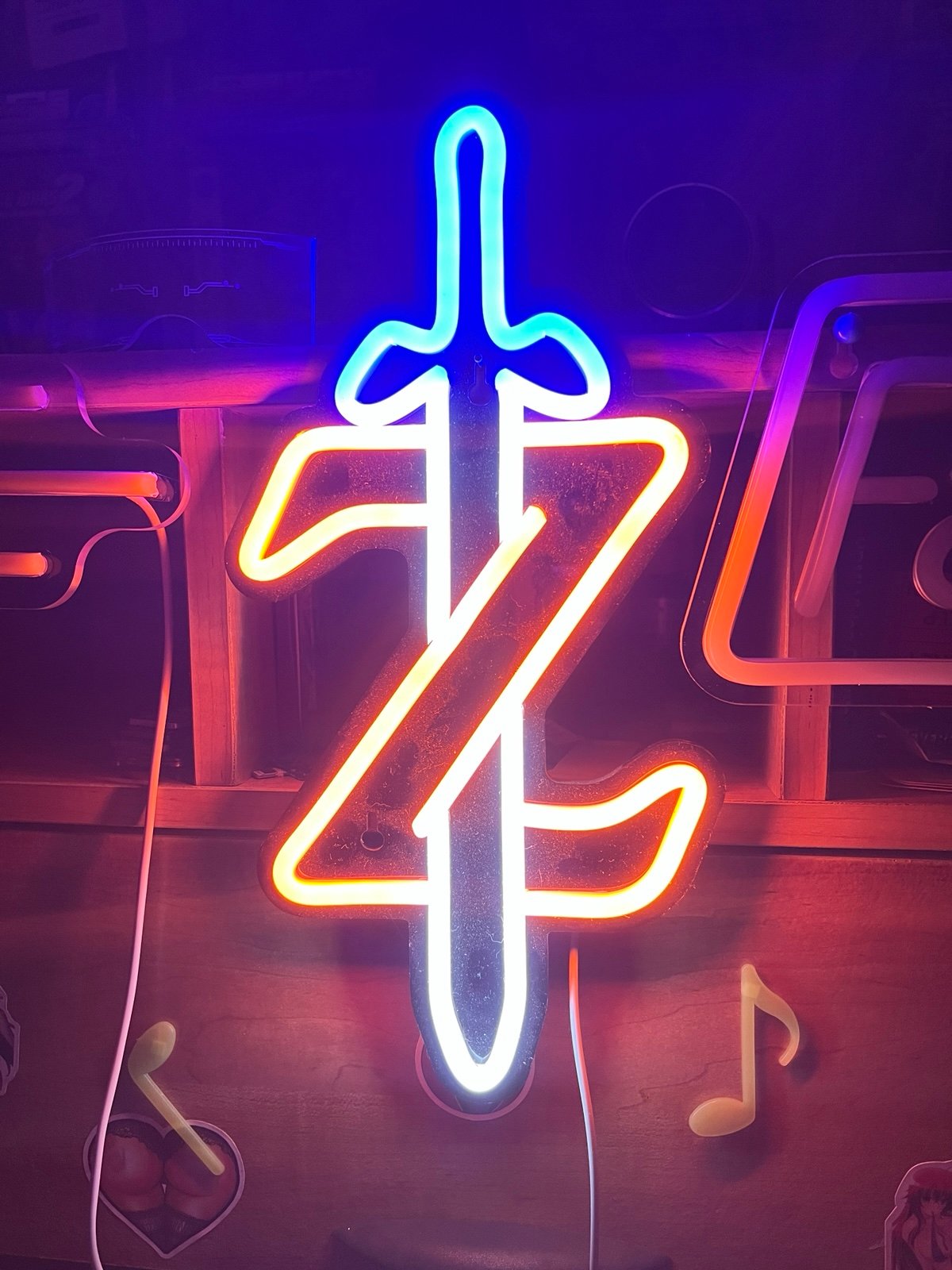 Neon Light Zelda